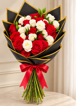 Nuevo Amor | 24 Rosas rojas + mini rosa